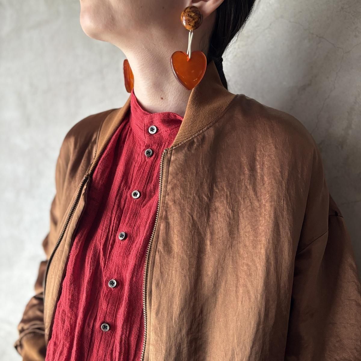 suzuki takayuki blousonʥ業 ֥륾Raw sienna 