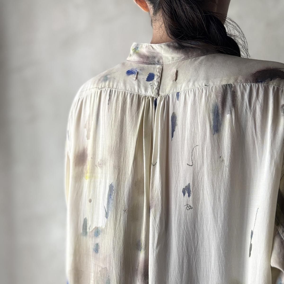 Chika Higashi  suzuki takayuki  ҥ  業  roomy shirt / dot of lichens 