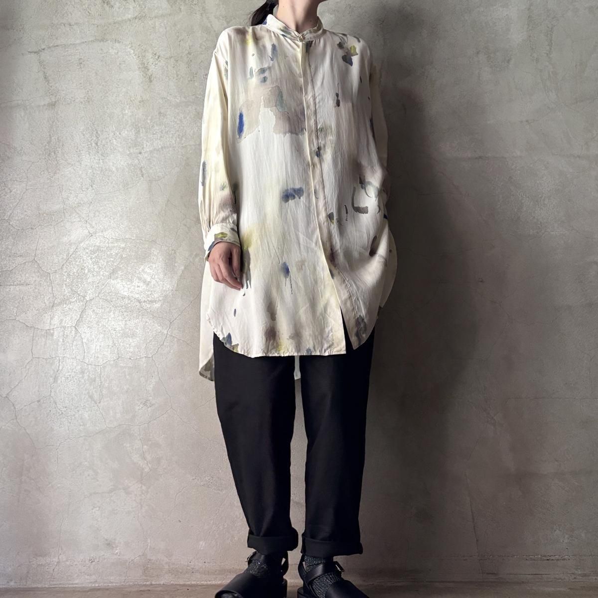 Chika Higashi  suzuki takayuki  ҥ  業  roomy shirt / dot of lichens 