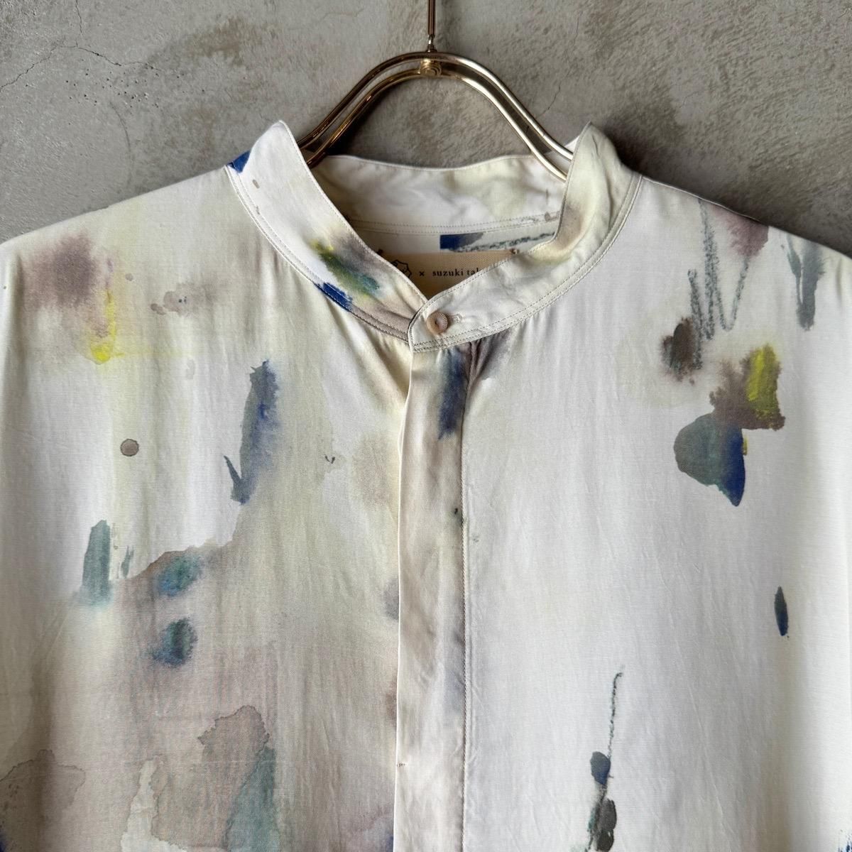 Chika Higashi  suzuki takayuki  ҥ  業  roomy shirt / dot of lichens 