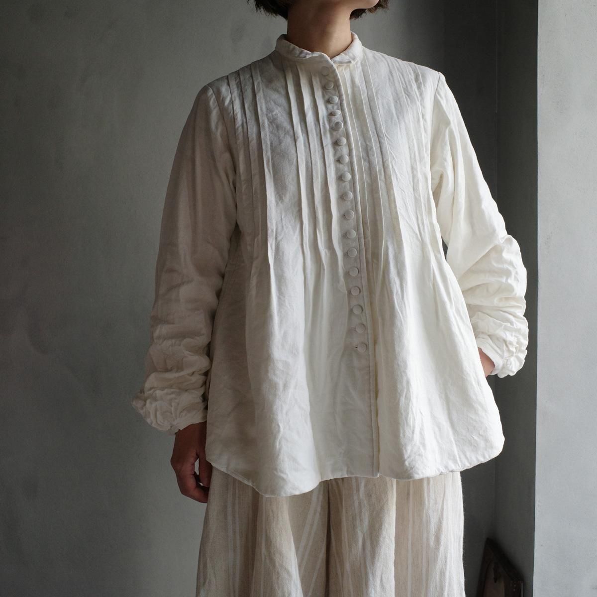 <img class='new_mark_img1' src='https://img.shop-pro.jp/img/new/icons13.gif' style='border:none;display:inline;margin:0px;padding:0px;width:auto;' />HALLELUJAH 8, Chemise de Bapteme Model 1920'sʥϥ ꥹ֥饦 1920ǯ Off White