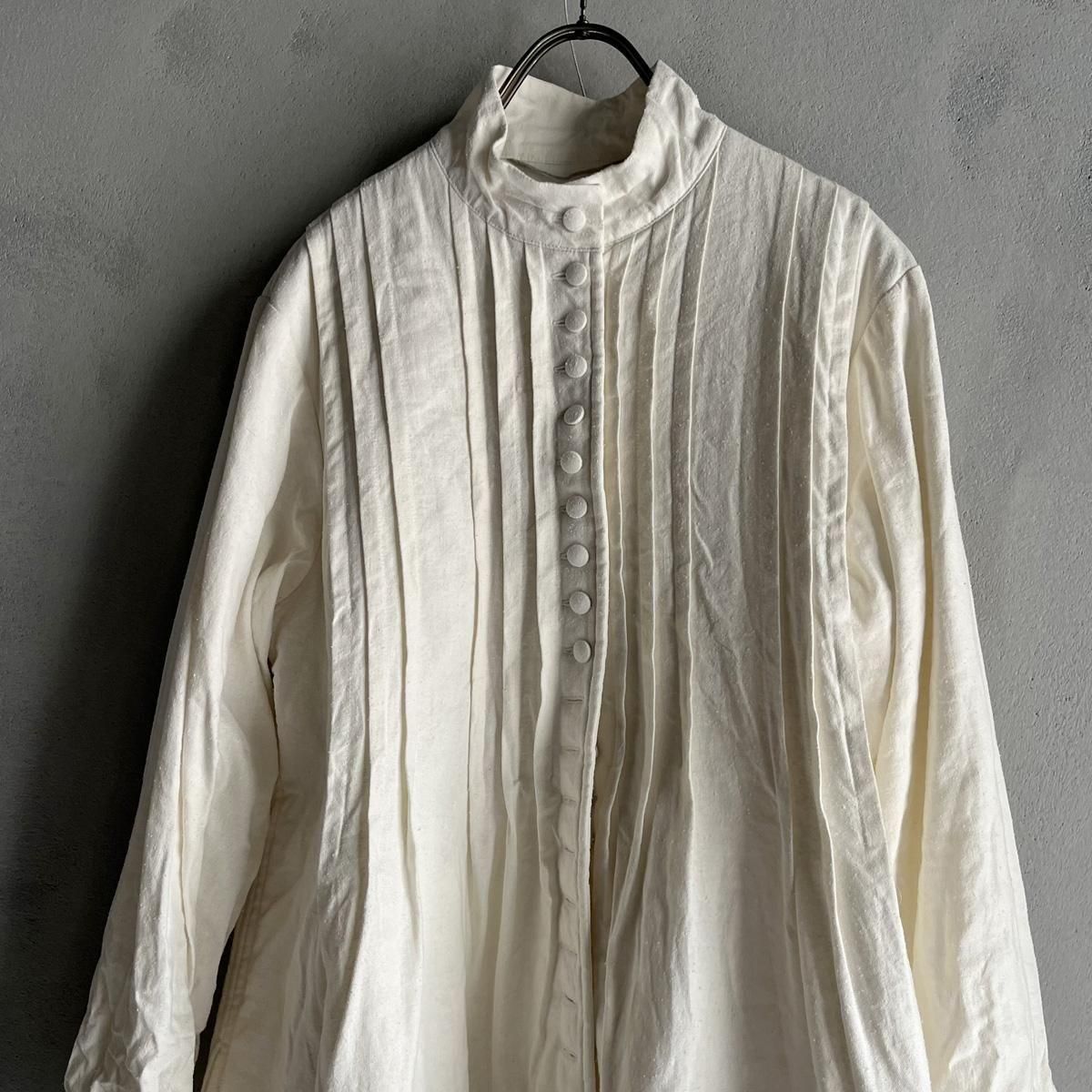 <img class='new_mark_img1' src='https://img.shop-pro.jp/img/new/icons13.gif' style='border:none;display:inline;margin:0px;padding:0px;width:auto;' />HALLELUJAH 8, Chemise de Bapteme Model 1920'sʥϥ ꥹ֥饦 1920ǯ Off White