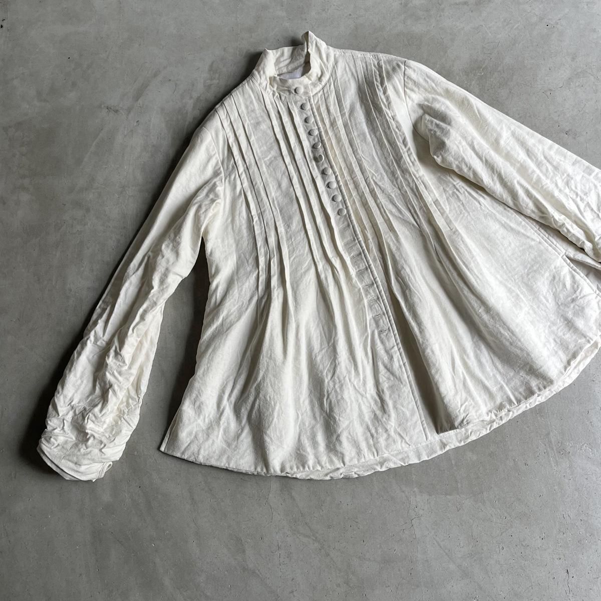 <img class='new_mark_img1' src='https://img.shop-pro.jp/img/new/icons13.gif' style='border:none;display:inline;margin:0px;padding:0px;width:auto;' />HALLELUJAH 8, Chemise de Bapteme Model 1920'sʥϥ ꥹ֥饦 1920ǯ Off White