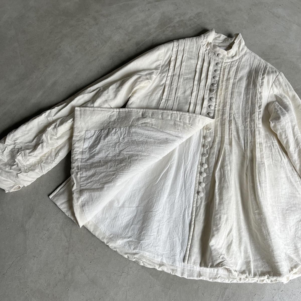 <img class='new_mark_img1' src='https://img.shop-pro.jp/img/new/icons13.gif' style='border:none;display:inline;margin:0px;padding:0px;width:auto;' />HALLELUJAH 8, Chemise de Bapteme Model 1920'sʥϥ ꥹ֥饦 1920ǯ Off White