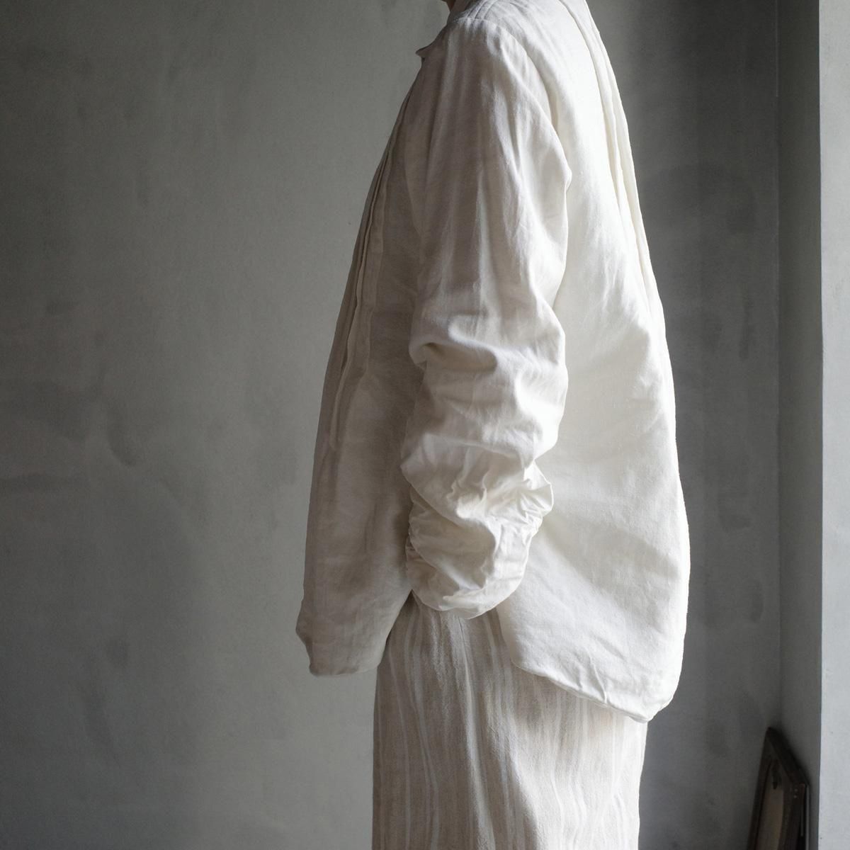 <img class='new_mark_img1' src='https://img.shop-pro.jp/img/new/icons13.gif' style='border:none;display:inline;margin:0px;padding:0px;width:auto;' />HALLELUJAH 8, Chemise de Bapteme Model 1920'sʥϥ ꥹ֥饦 1920ǯ Off White