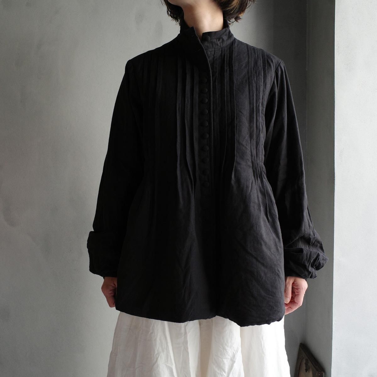 <img class='new_mark_img1' src='https://img.shop-pro.jp/img/new/icons13.gif' style='border:none;display:inline;margin:0px;padding:0px;width:auto;' />HALLELUJAH 8, Chemise de Bapteme Model 1920'sʥϥ䡡ꥹ ֥饦 1920ǯ Black