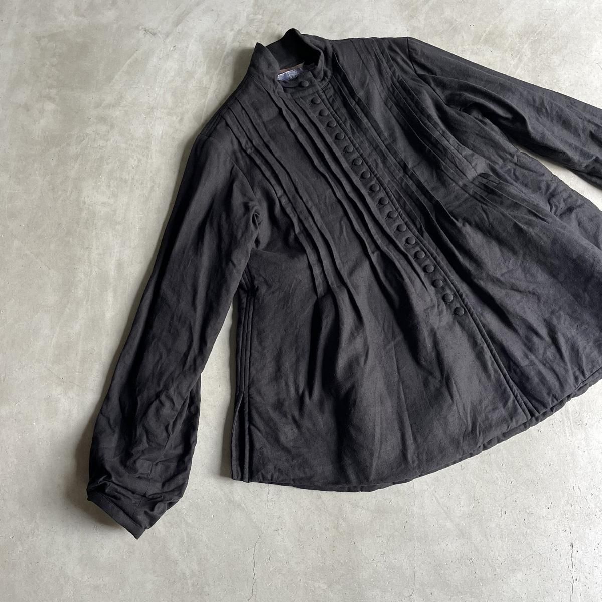 <img class='new_mark_img1' src='https://img.shop-pro.jp/img/new/icons13.gif' style='border:none;display:inline;margin:0px;padding:0px;width:auto;' />HALLELUJAH 8, Chemise de Bapteme Model 1920'sʥϥ䡡ꥹ ֥饦 1920ǯ Black