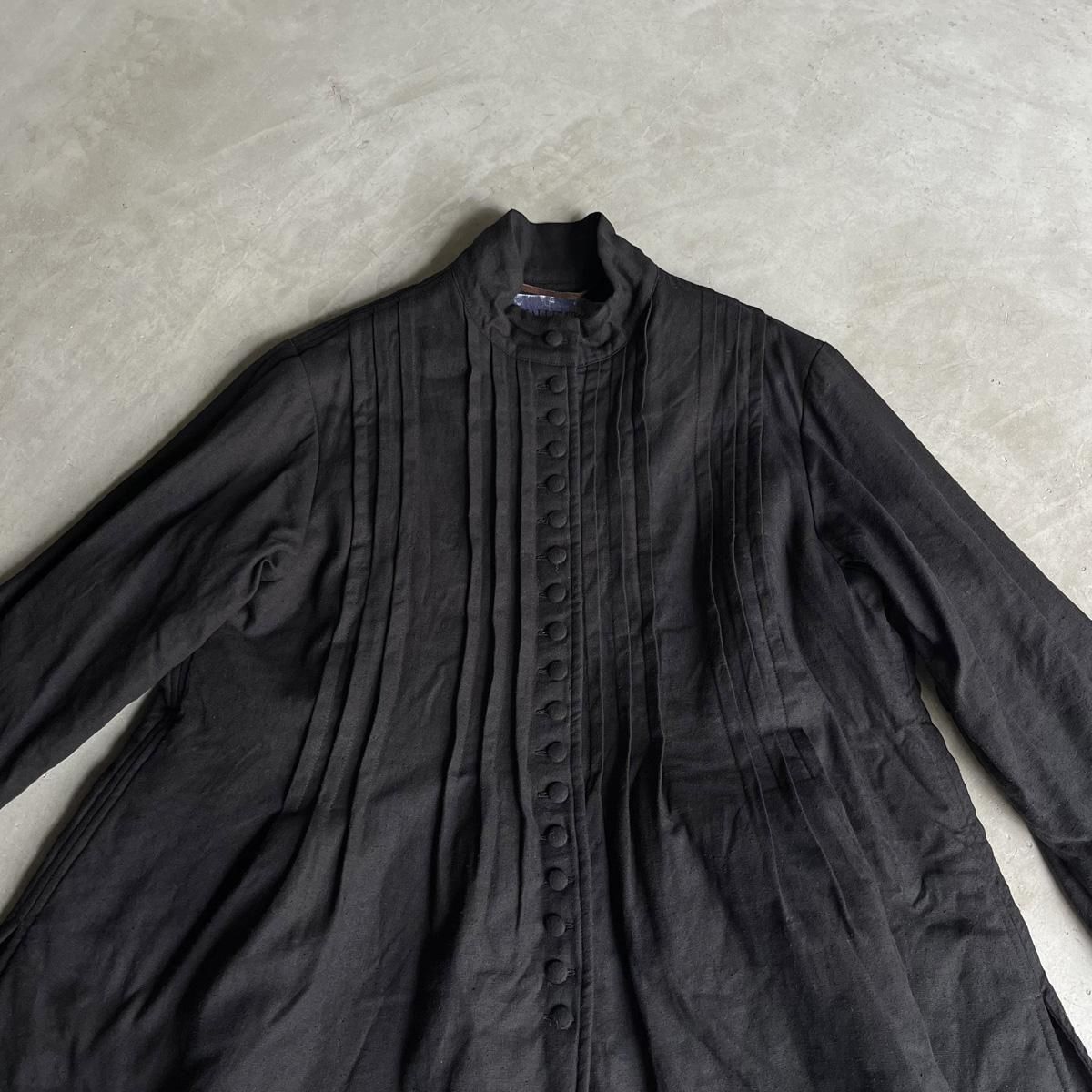 <img class='new_mark_img1' src='https://img.shop-pro.jp/img/new/icons13.gif' style='border:none;display:inline;margin:0px;padding:0px;width:auto;' />HALLELUJAH 8, Chemise de Bapteme Model 1920'sʥϥ䡡ꥹ ֥饦 1920ǯ Black