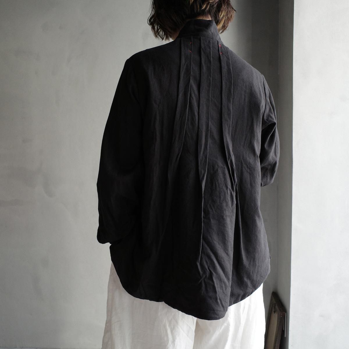 <img class='new_mark_img1' src='https://img.shop-pro.jp/img/new/icons13.gif' style='border:none;display:inline;margin:0px;padding:0px;width:auto;' />HALLELUJAH 8, Chemise de Bapteme Model 1920'sʥϥ䡡ꥹ ֥饦 1920ǯ Black