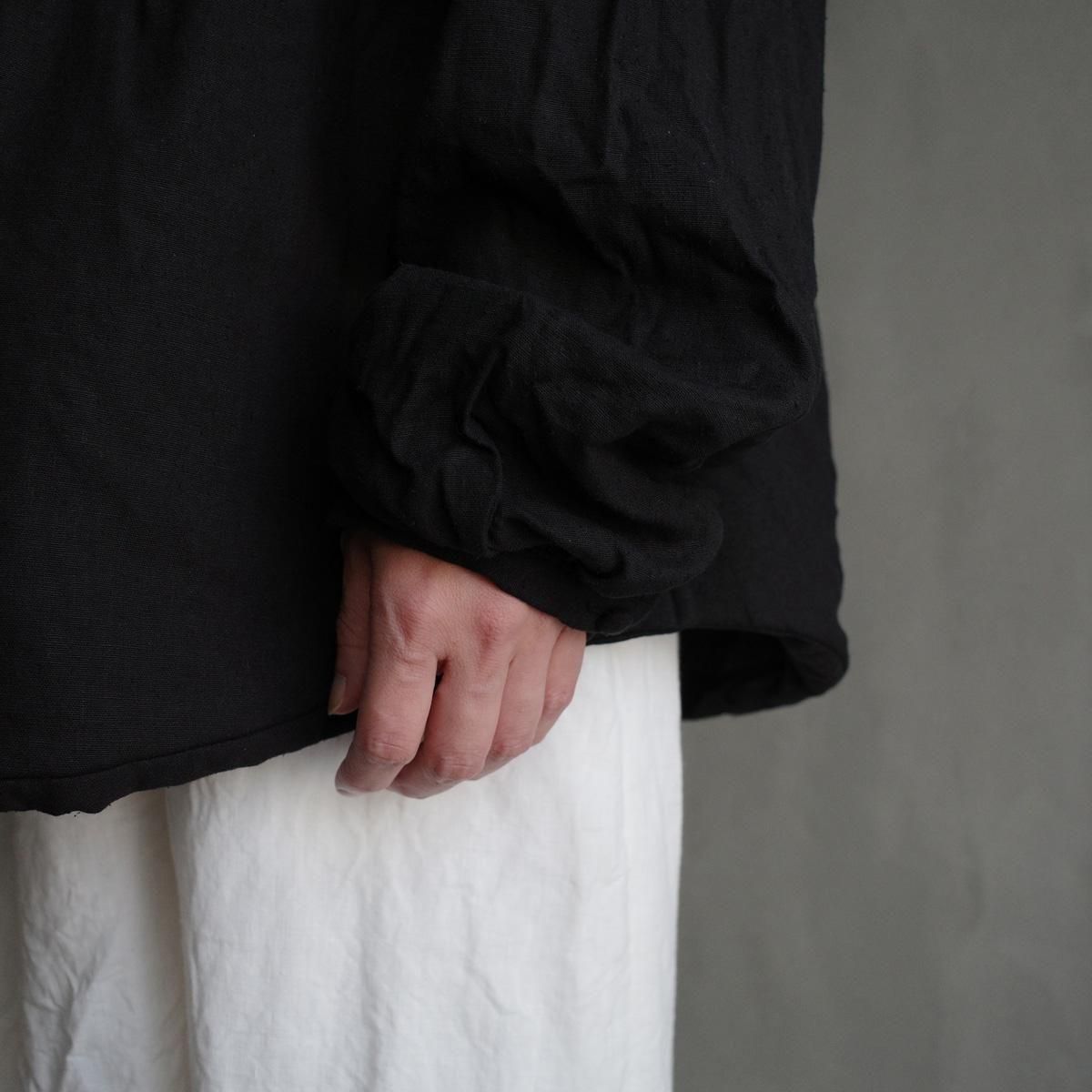 <img class='new_mark_img1' src='https://img.shop-pro.jp/img/new/icons13.gif' style='border:none;display:inline;margin:0px;padding:0px;width:auto;' />HALLELUJAH 8, Chemise de Bapteme Model 1920'sʥϥ䡡ꥹ ֥饦 1920ǯ Black