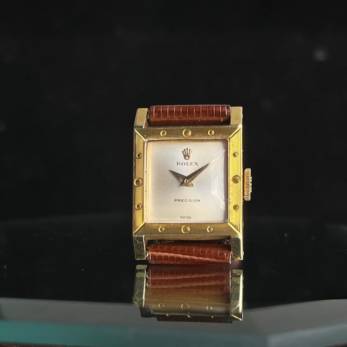 ROLEX PRECISIONʥå ץ쥷18KYG ɥåȥ٥ 