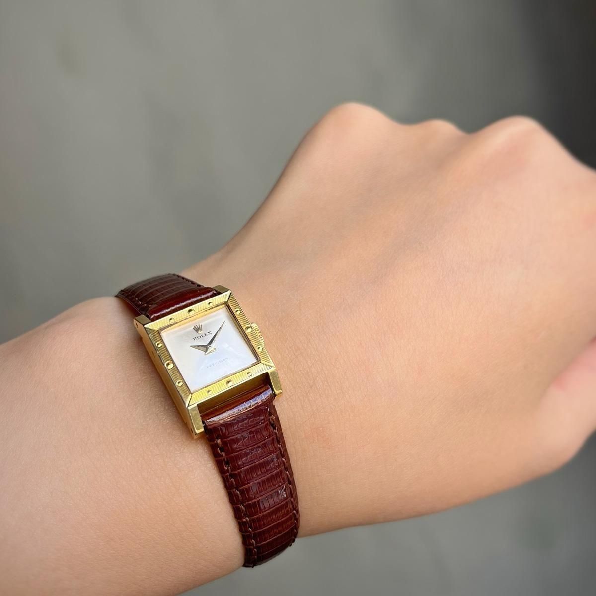 ROLEX PRECISIONʥå ץ쥷18KYG ɥåȥ٥ 