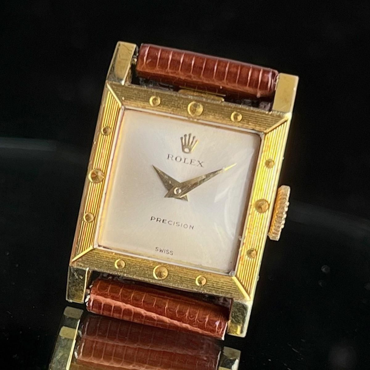 ROLEX PRECISIONʥå ץ쥷18KYG ɥåȥ٥ 