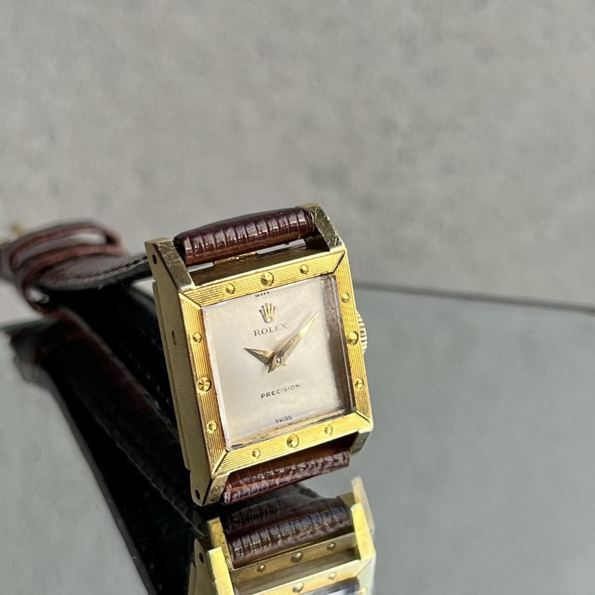 ROLEX PRECISIONʥå ץ쥷18KYG ɥåȥ٥ 