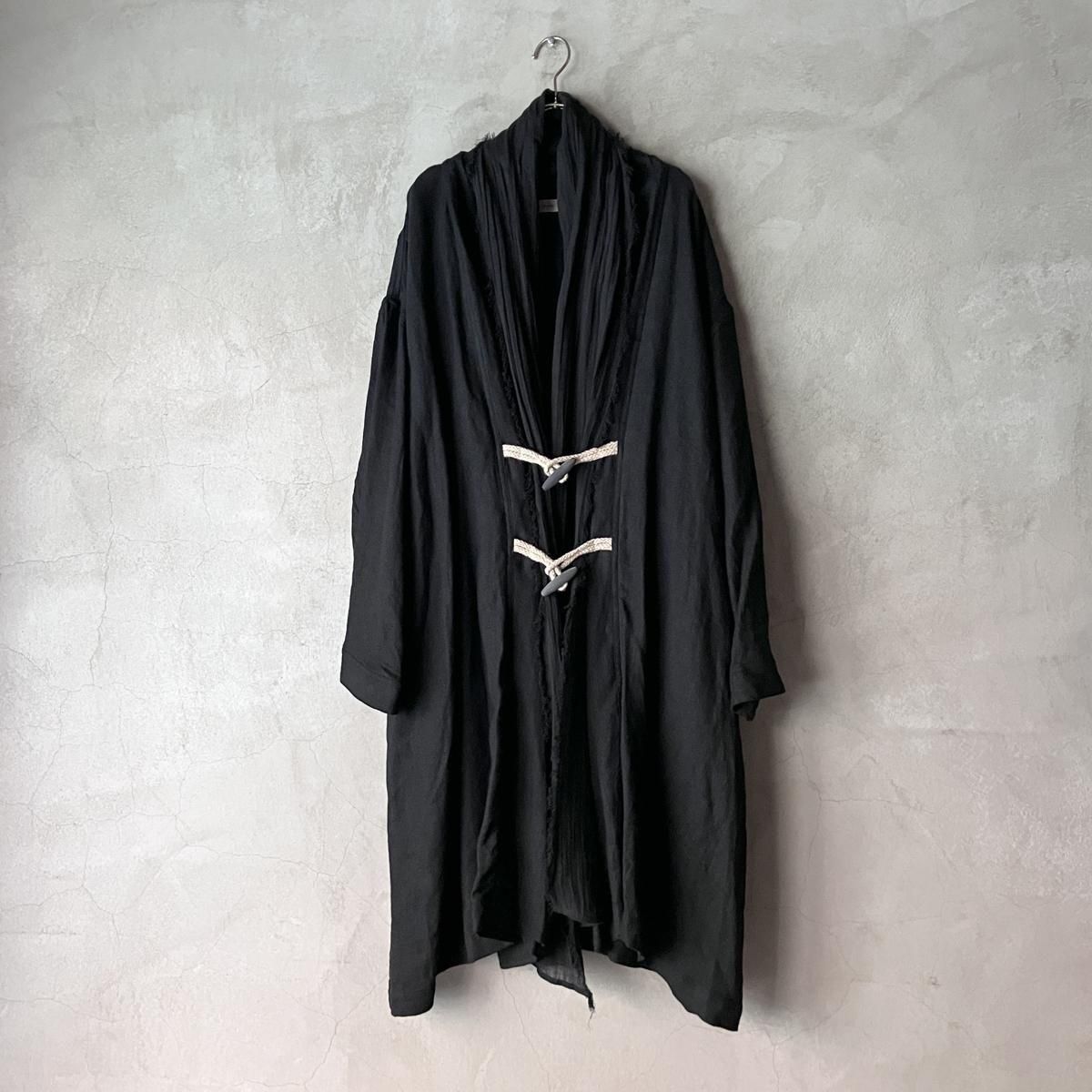 suzuki takayuki toggle coat（スズキタカユキ トグルコート）Black