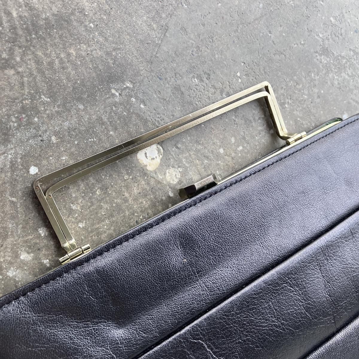 ơ ե 쥶 åХåVintage Leather Clutch Bag