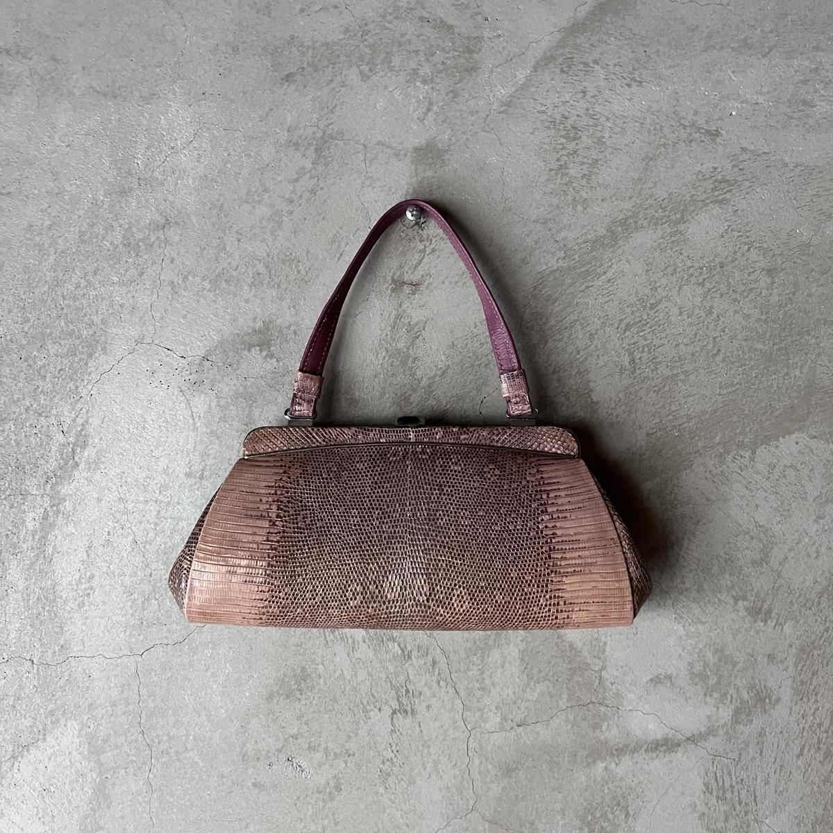 ơ ⡼ԥ 󥰥ޡꥶ ХåVintage Lizard Leather Bag
