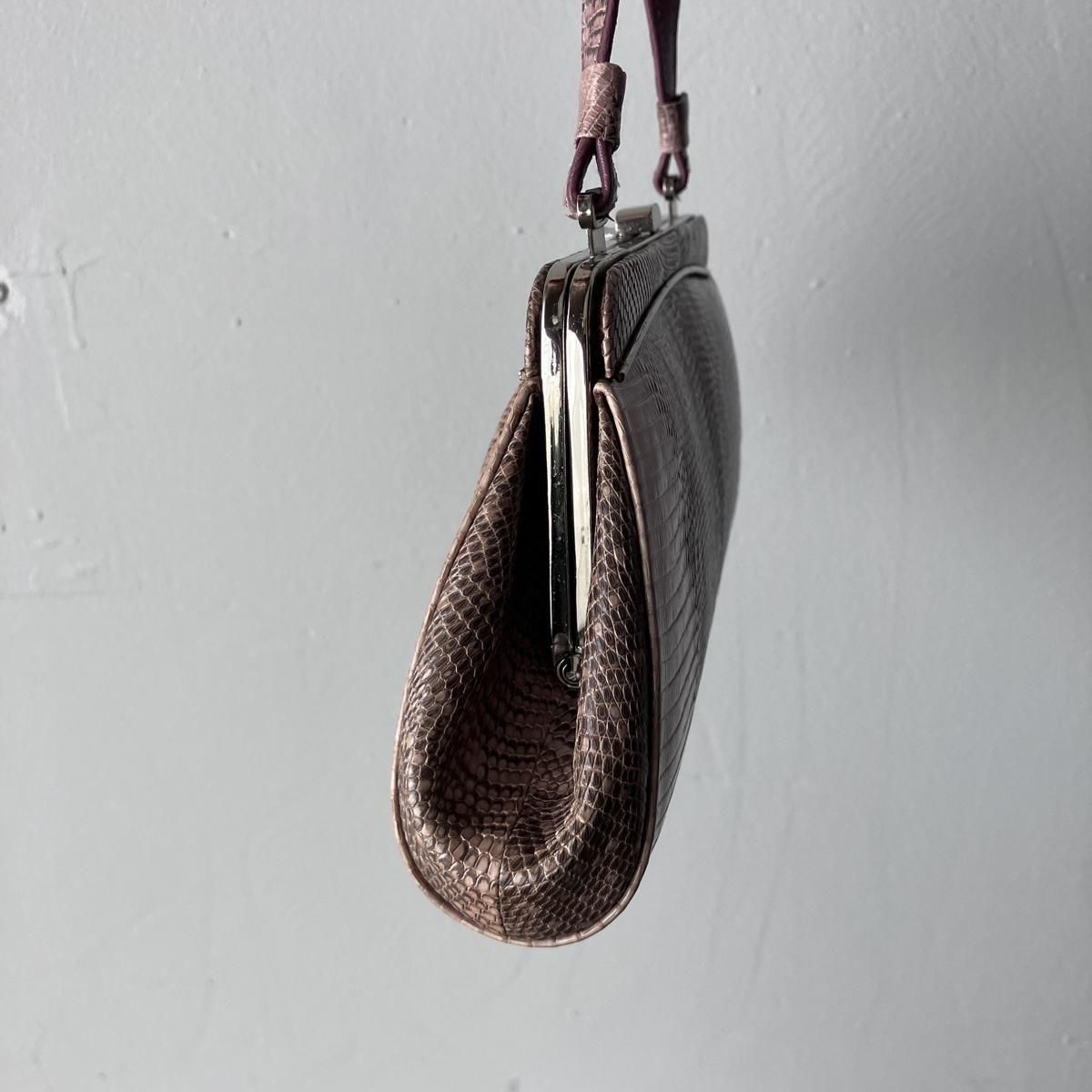 ơ ⡼ԥ 󥰥ޡꥶ ХåVintage Lizard Leather Bag