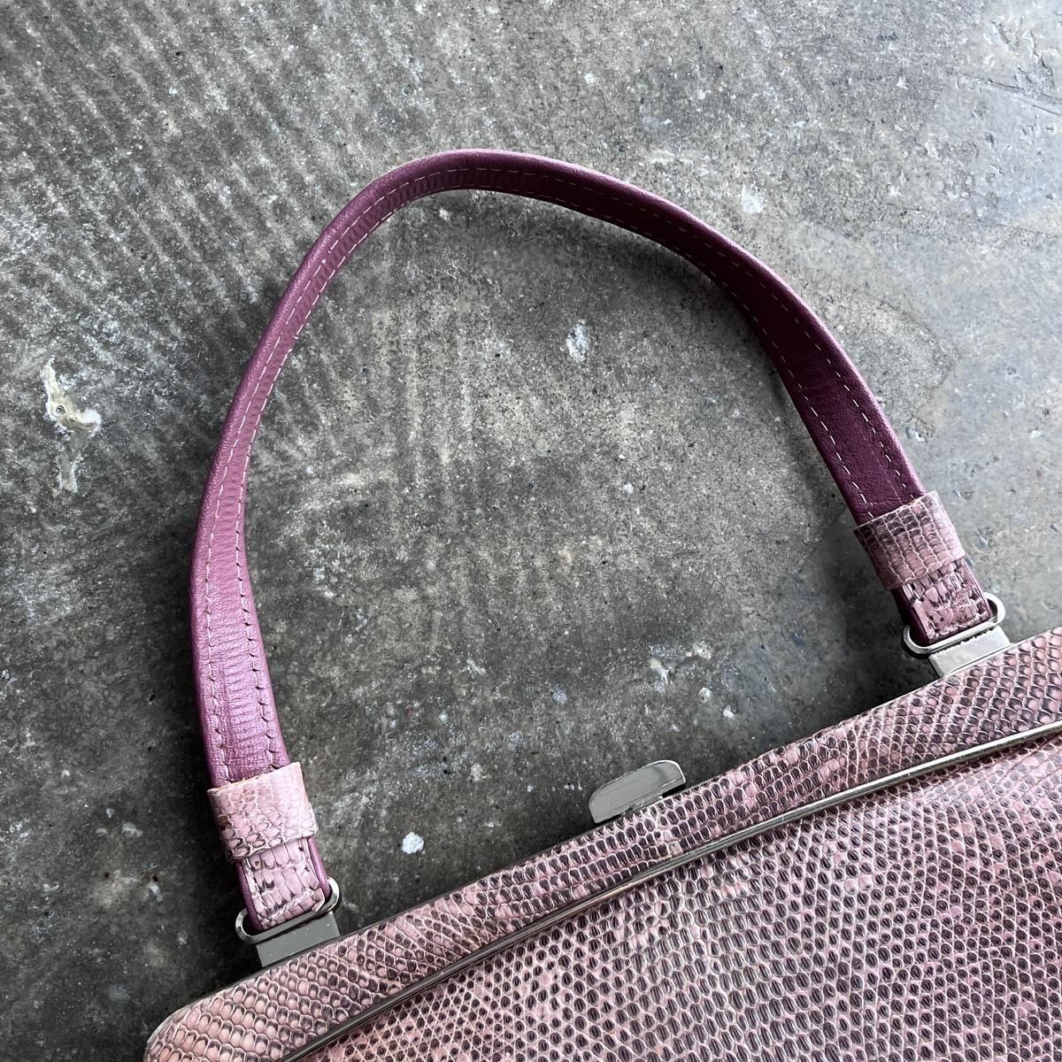 ơ ⡼ԥ 󥰥ޡꥶ ХåVintage Lizard Leather Bag
