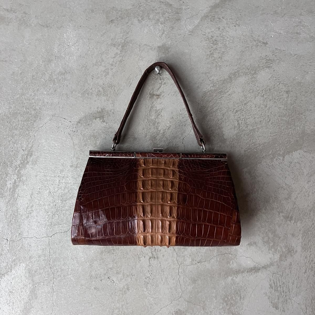ơ  ХåVintage Crocodile Leather Bag