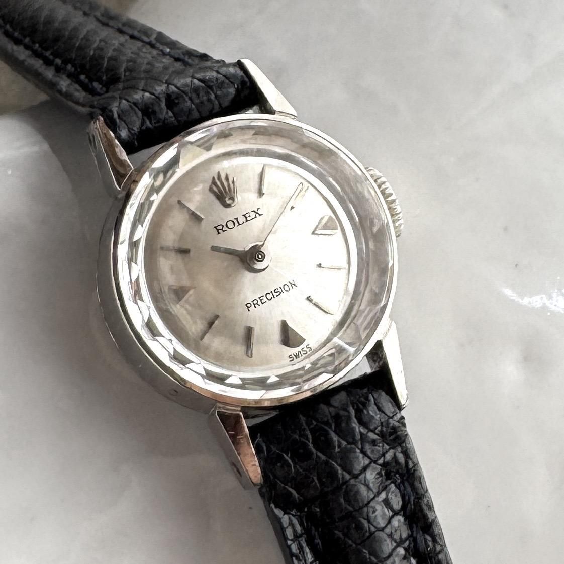 ROLEX PRECISION（ロレックス プレシジョン）18KWG カットガラス