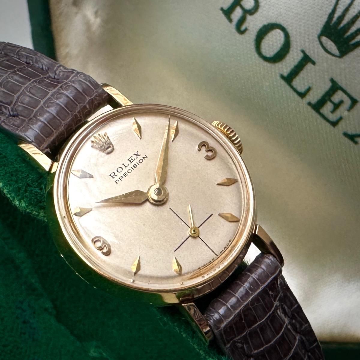 ROLEX PRECISIONʥå ץ쥷18KYG ⡼륻