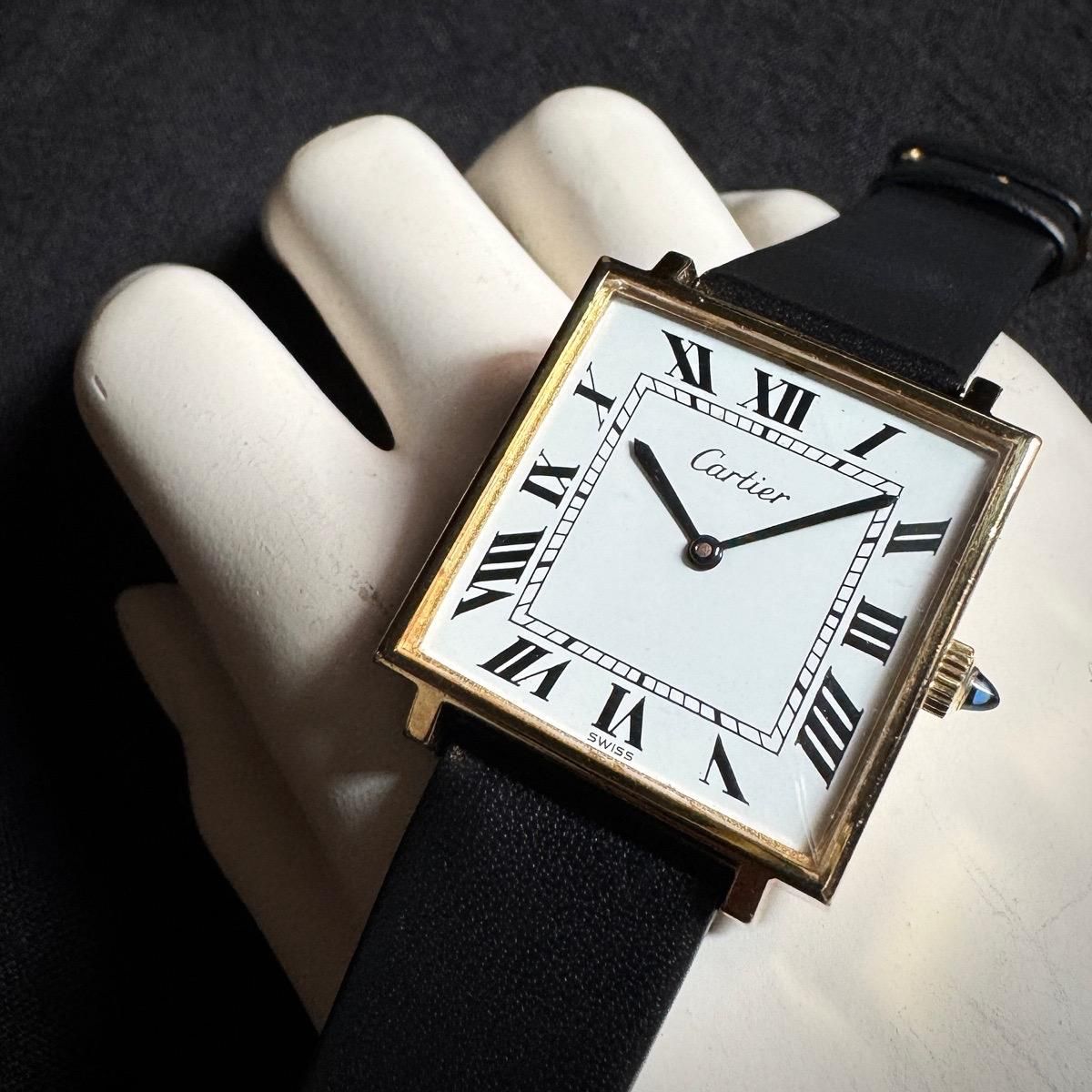 Cartier Pre must ʥƥ ץޥȡSquare LM 18Kĥ ˤƷ塼 