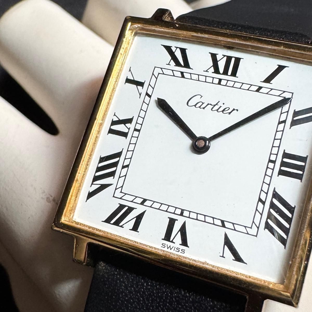 Cartier Pre must ʥƥ ץޥȡSquare LM 18Kĥ ˤƷ塼 