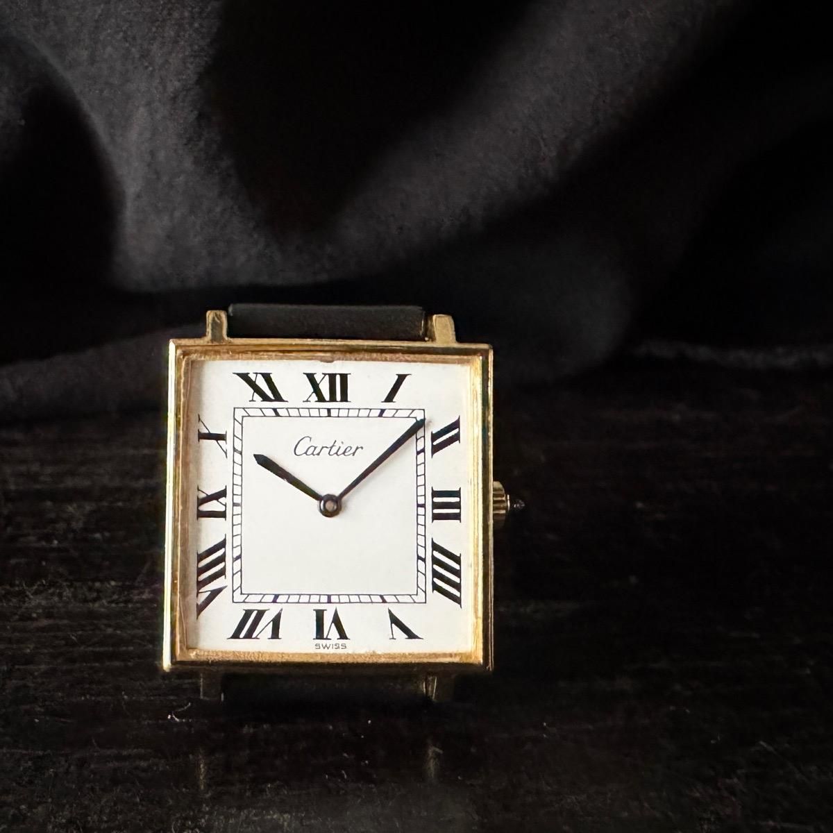 Cartier Pre must ʥƥ ץޥȡSquare LM 18Kĥ ˤƷ塼 