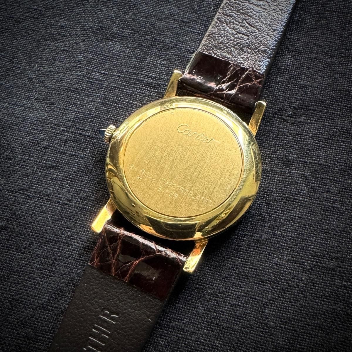 Cartier Pre must （カルティエ プレマスト）Ronde LM 18K金張 砲弾型