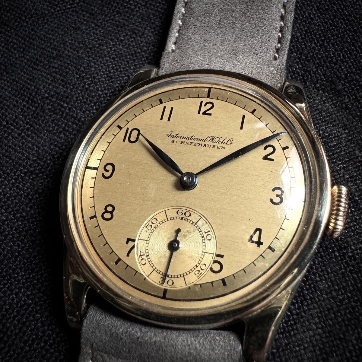 IWC（インターナショナルウォッチカンパニー）14KYG ブルースチール針