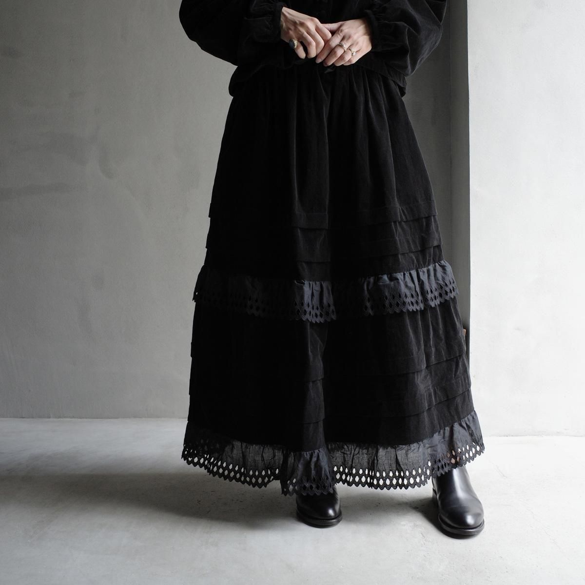 <img class='new_mark_img1' src='https://img.shop-pro.jp/img/new/icons13.gif' style='border:none;display:inline;margin:0px;padding:0px;width:auto;' />HALLELUJAH 7, Jupe Edouardienneʥϥ ɥǥ ȡBlack