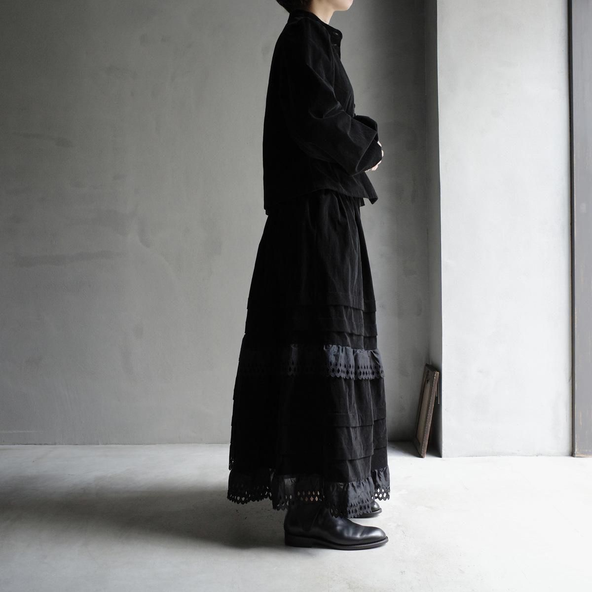 <img class='new_mark_img1' src='https://img.shop-pro.jp/img/new/icons13.gif' style='border:none;display:inline;margin:0px;padding:0px;width:auto;' />HALLELUJAH 7, Jupe Edouardienneʥϥ ɥǥ ȡBlack