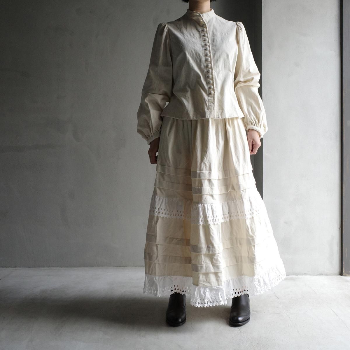 <img class='new_mark_img1' src='https://img.shop-pro.jp/img/new/icons13.gif' style='border:none;display:inline;margin:0px;padding:0px;width:auto;' />HALLELUJAH 5, Victorian Chemiseʥϥ ȥꥢ ֥饦Off White