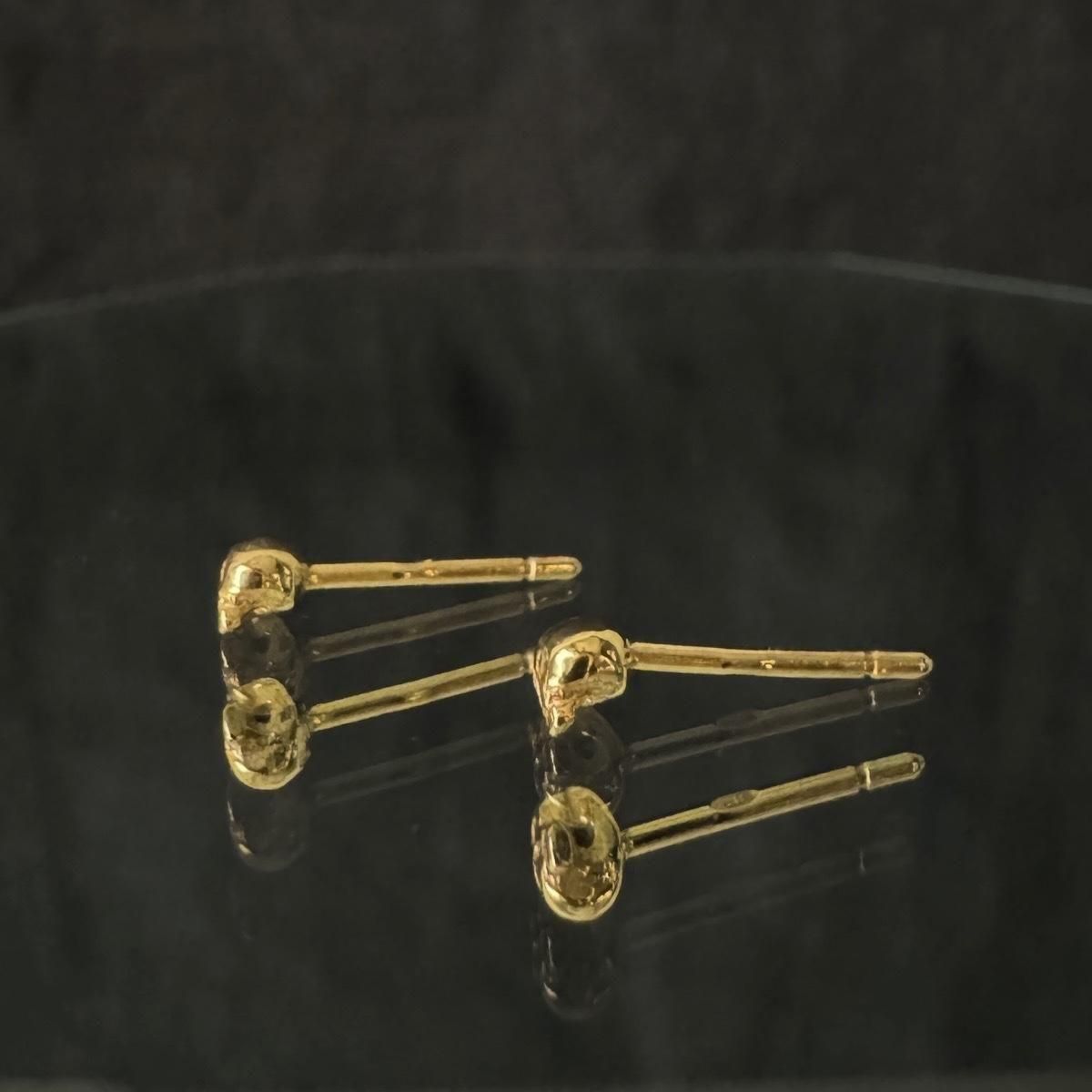 <img class='new_mark_img1' src='https://img.shop-pro.jp/img/new/icons13.gif' style='border:none;display:inline;margin:0px;padding:0px;width:auto;' />momocreatura Micro Skull Stud Earrings Goldʥ⥯ꥢ ޥ åԥ  ɡ