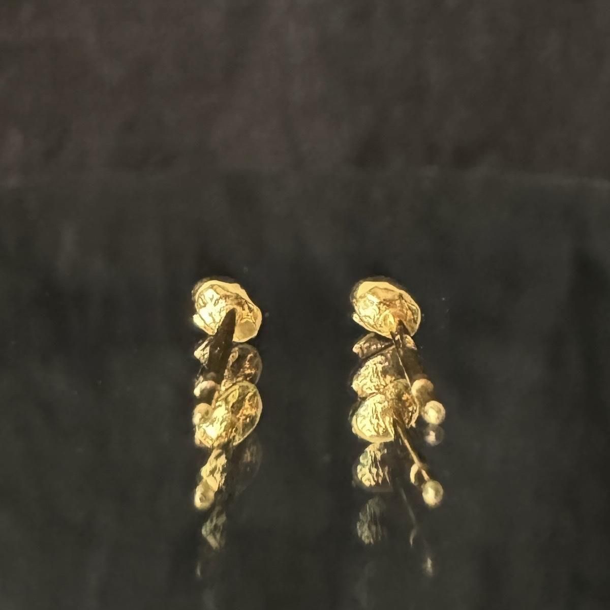 <img class='new_mark_img1' src='https://img.shop-pro.jp/img/new/icons13.gif' style='border:none;display:inline;margin:0px;padding:0px;width:auto;' />momocreatura Micro Skull Stud Earrings Goldʥ⥯ꥢ ޥ åԥ  ɡ