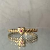 <img class='new_mark_img1' src='https://img.shop-pro.jp/img/new/icons13.gif' style='border:none;display:inline;margin:0px;padding:0px;width:auto;' />momocreatura Heart Ring Gold  Rubyʥ⥯ꥢ ϡ  ɡߥӡ