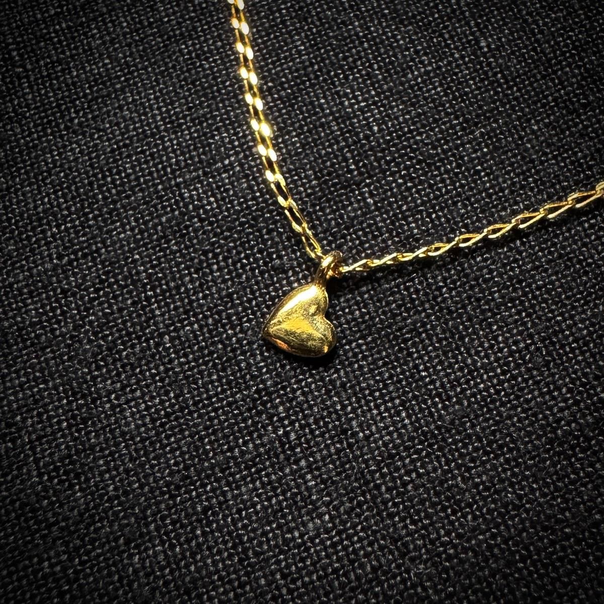 <img class='new_mark_img1' src='https://img.shop-pro.jp/img/new/icons13.gif' style='border:none;display:inline;margin:0px;padding:0px;width:auto;' />momocreatura Tiny Heart Necklace Gold  Diamondʥ⥯ꥢ ϡ ͥå쥹 ɡߥ 