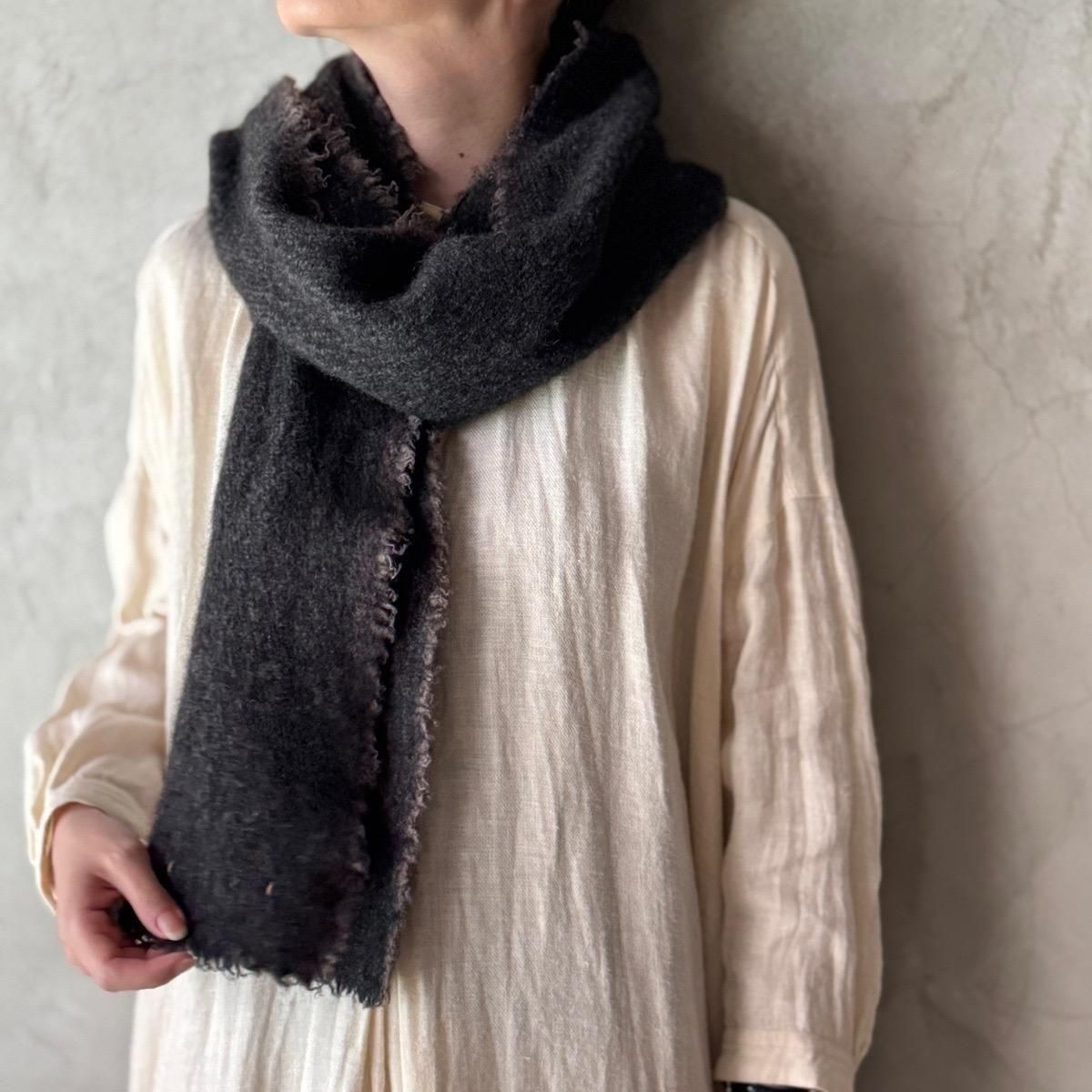 <img class='new_mark_img1' src='https://img.shop-pro.jp/img/new/icons13.gif' style='border:none;display:inline;margin:0px;padding:0px;width:auto;' />suzuki takayuki fulling stoleʥ業 ե󥰥ȡcharcoal