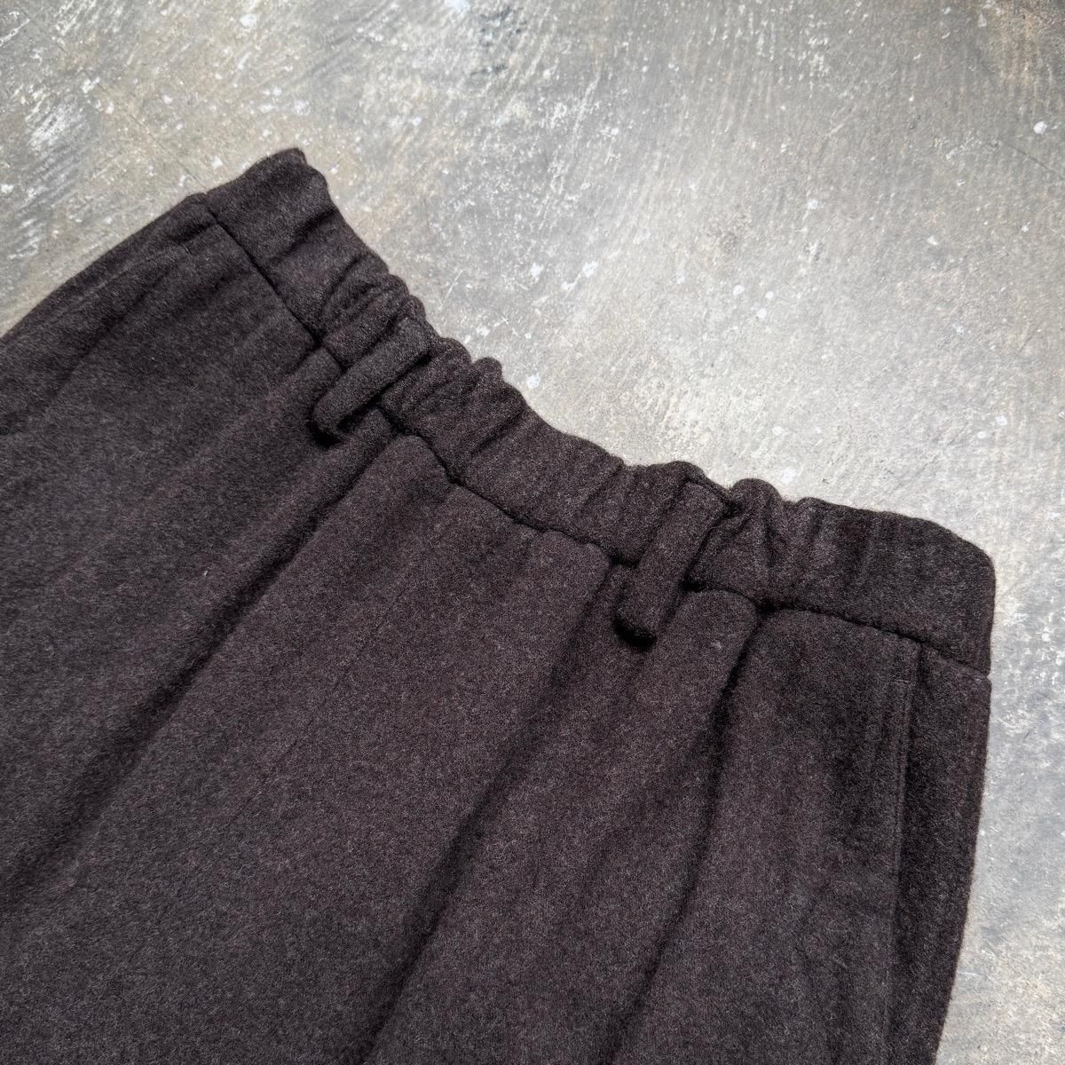<img class='new_mark_img1' src='https://img.shop-pro.jp/img/new/icons13.gif' style='border:none;display:inline;margin:0px;padding:0px;width:auto;' />suzuki takayuki fulling wide-straight pantsʥ業 ե 磻ɥȥ졼ȥѥġ  / dark walnut