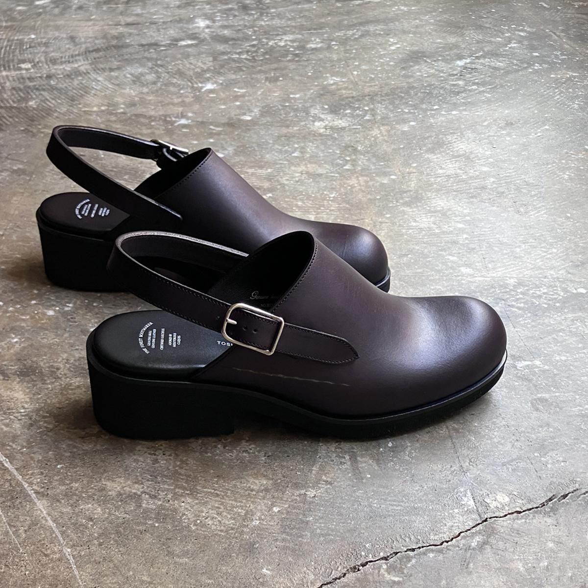 <img class='new_mark_img1' src='https://img.shop-pro.jp/img/new/icons13.gif' style='border:none;display:inline;margin:0px;padding:0px;width:auto;' />BEAUTIFUL SHOES Single Belt Clogsʥӥ塼ƥե륷塼 󥰥٥ åBrown