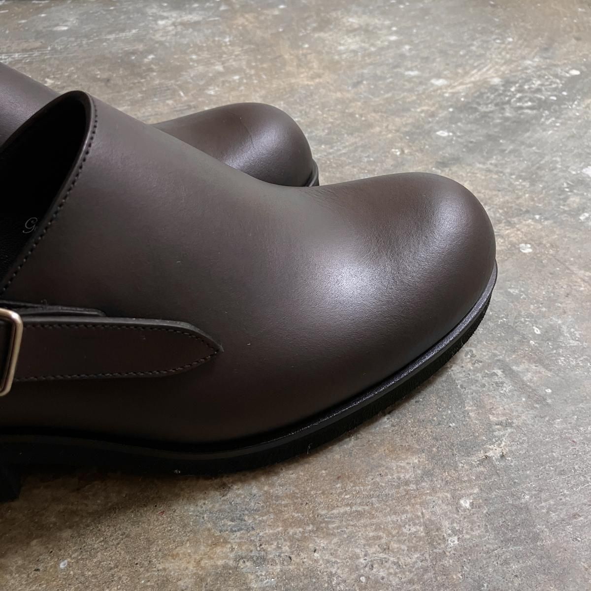 <img class='new_mark_img1' src='https://img.shop-pro.jp/img/new/icons13.gif' style='border:none;display:inline;margin:0px;padding:0px;width:auto;' />BEAUTIFUL SHOES Single Belt Clogsʥӥ塼ƥե륷塼 󥰥٥ åBrown