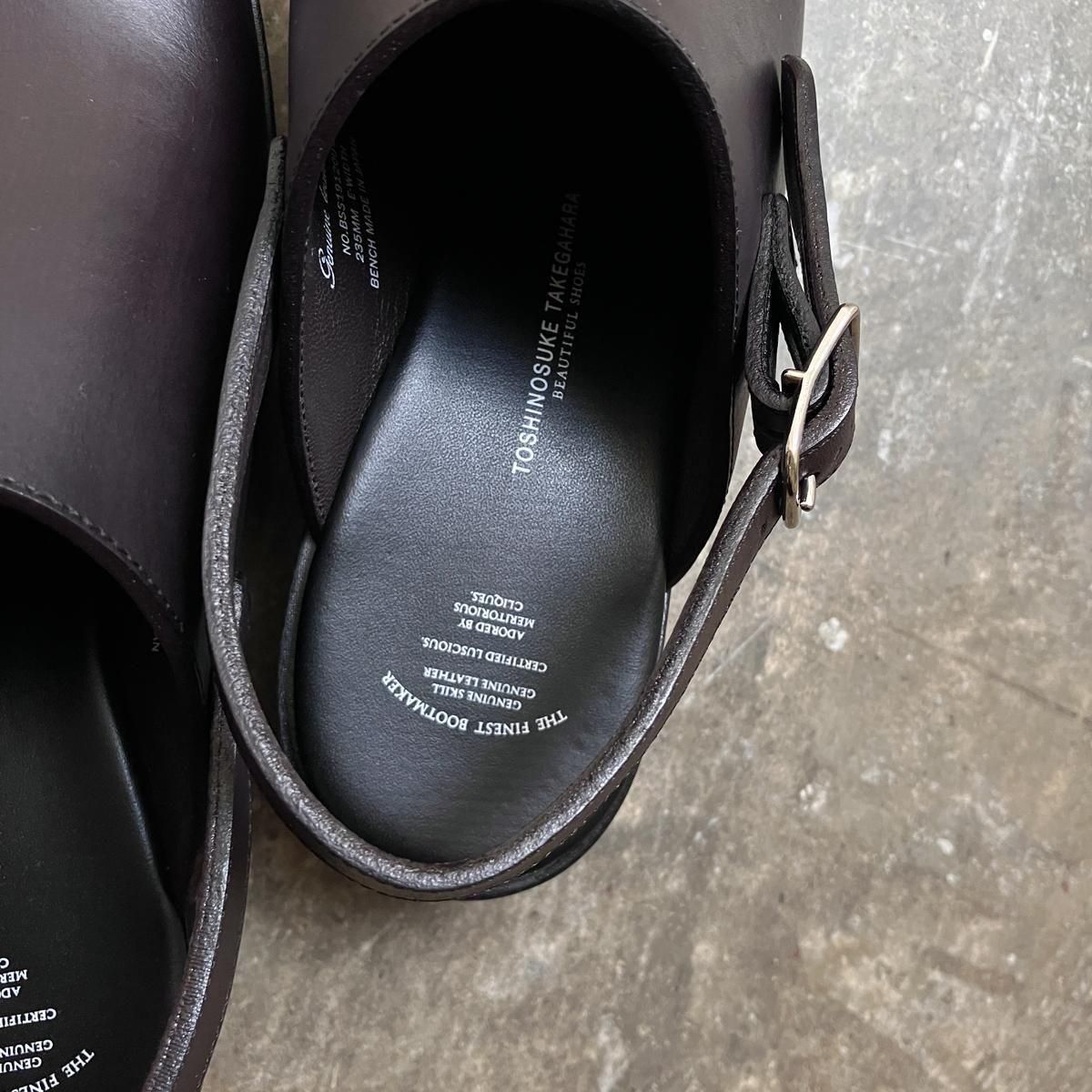 <img class='new_mark_img1' src='https://img.shop-pro.jp/img/new/icons13.gif' style='border:none;display:inline;margin:0px;padding:0px;width:auto;' />BEAUTIFUL SHOES Single Belt Clogsʥӥ塼ƥե륷塼 󥰥٥ åBrown