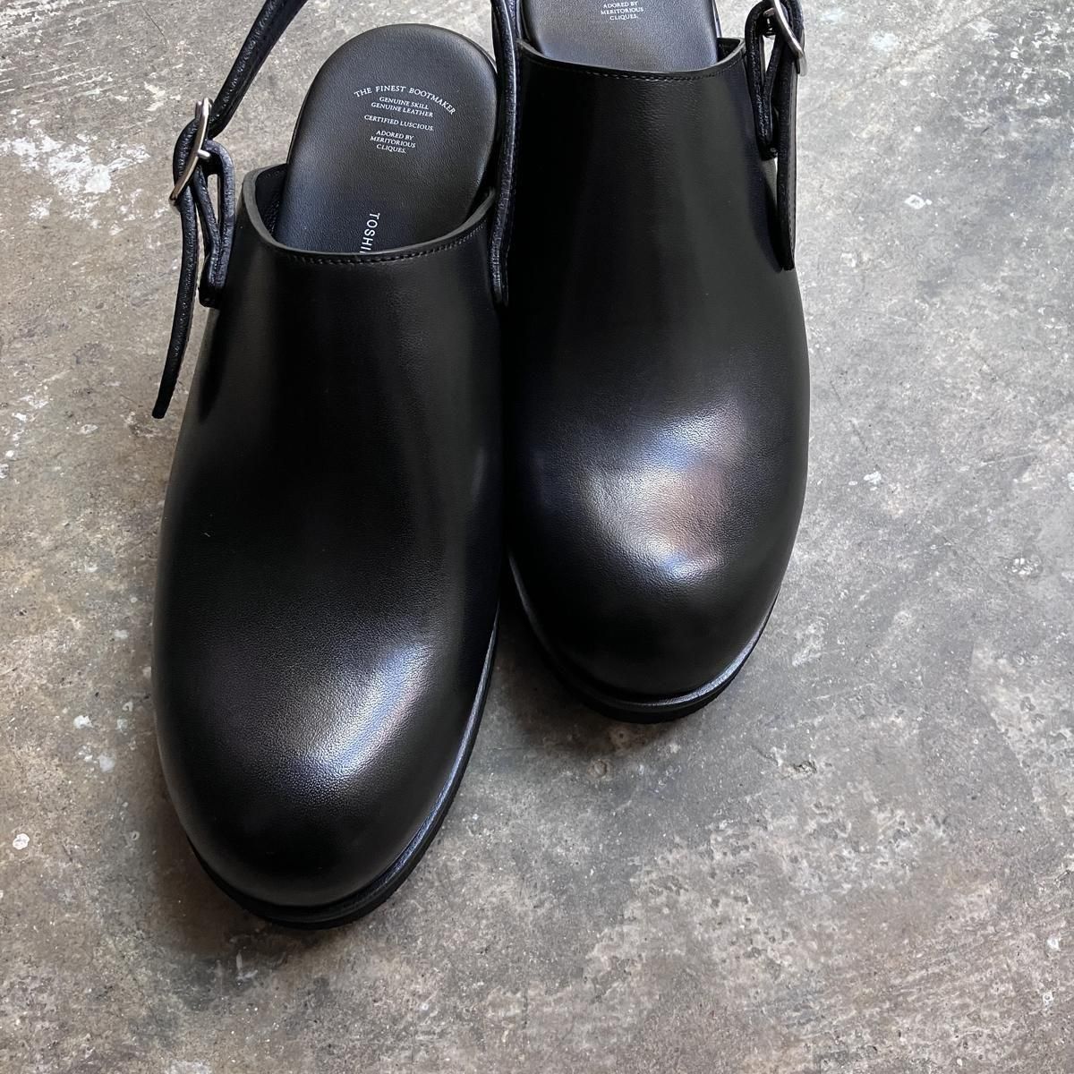 <img class='new_mark_img1' src='https://img.shop-pro.jp/img/new/icons56.gif' style='border:none;display:inline;margin:0px;padding:0px;width:auto;' />BEAUTIFUL SHOES Single Belt Clogsʥӥ塼ƥե륷塼 󥰥٥ åBlack