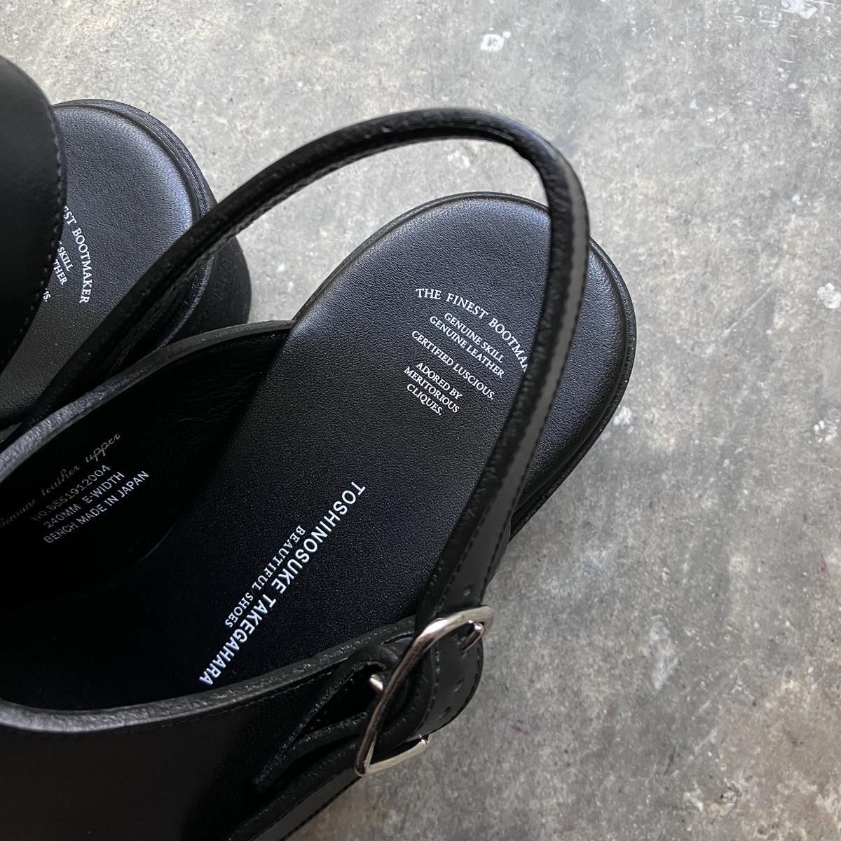 <img class='new_mark_img1' src='https://img.shop-pro.jp/img/new/icons56.gif' style='border:none;display:inline;margin:0px;padding:0px;width:auto;' />BEAUTIFUL SHOES Single Belt Clogsʥӥ塼ƥե륷塼 󥰥٥ åBlack