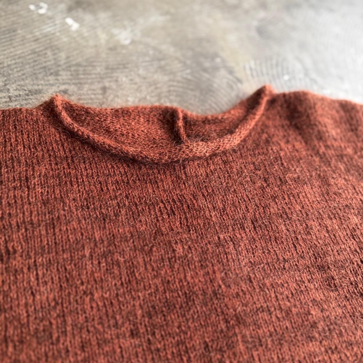 新品　suzuki takayuki ニットショール　オレンジ　レイヤード 新品 suzuki takayuki ニットショール オレンジ レイヤード