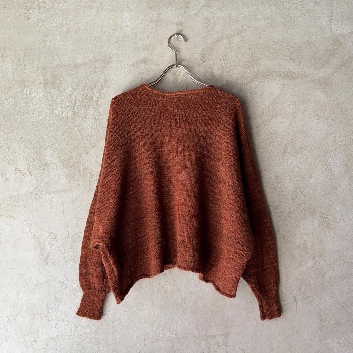 <img class='new_mark_img1' src='https://img.shop-pro.jp/img/new/icons13.gif' style='border:none;display:inline;margin:0px;padding:0px;width:auto;' />suzuki takayuki fulling knitted capeʥ業 ե ˥åƥɥסcopper brown