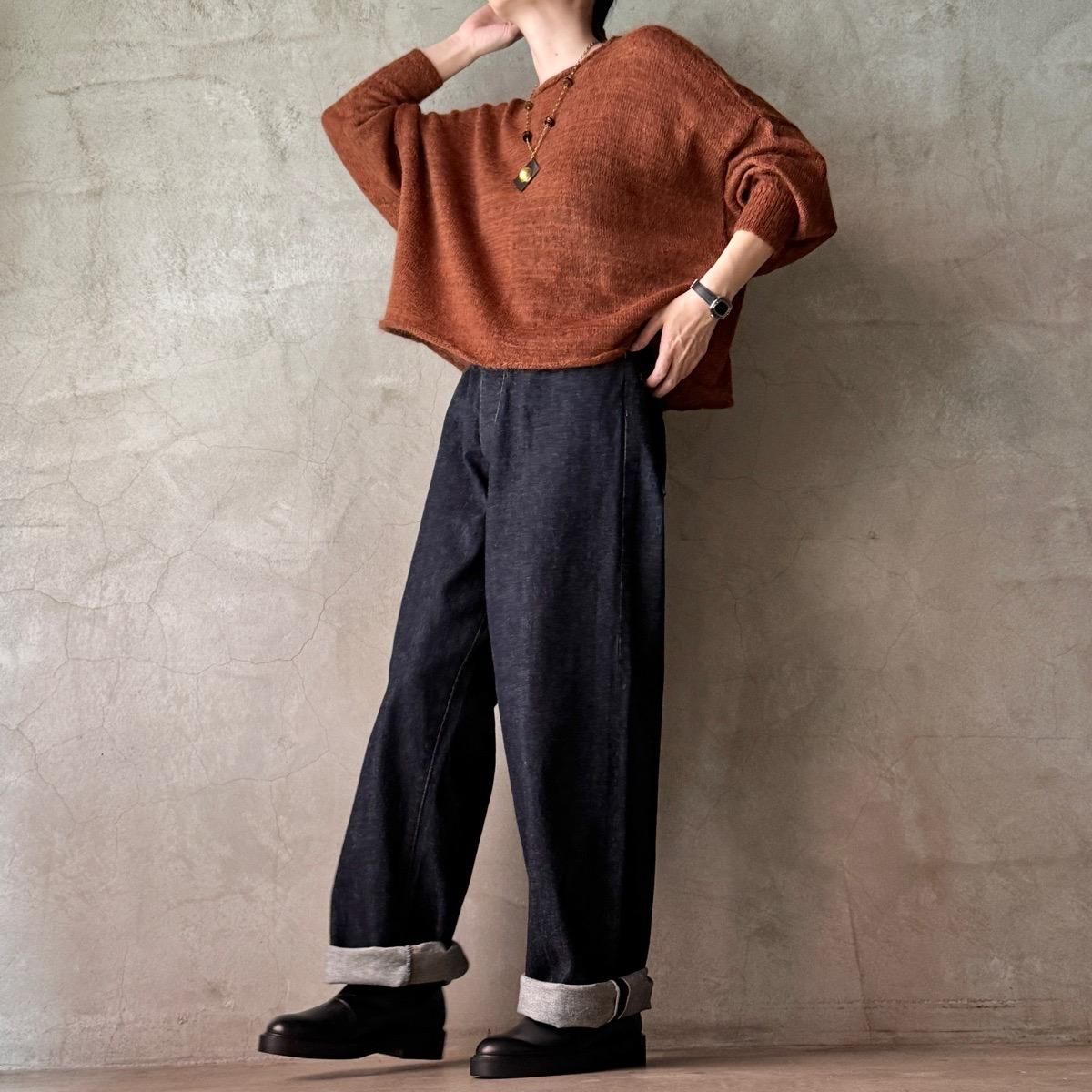 <img class='new_mark_img1' src='https://img.shop-pro.jp/img/new/icons13.gif' style='border:none;display:inline;margin:0px;padding:0px;width:auto;' />suzuki takayuki fulling knitted capeʥ業 ե ˥åƥɥסcopper brown