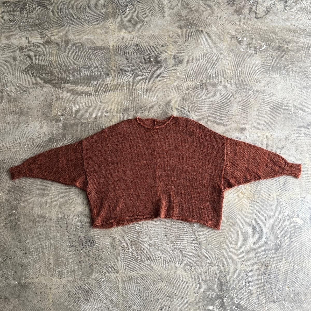 <img class='new_mark_img1' src='https://img.shop-pro.jp/img/new/icons13.gif' style='border:none;display:inline;margin:0px;padding:0px;width:auto;' />suzuki takayuki fulling knitted capeʥ業 ե ˥åƥɥסcopper brown