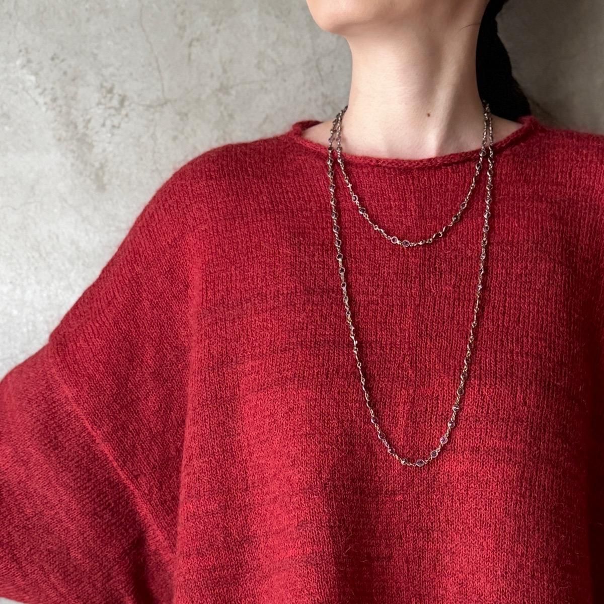 <img class='new_mark_img1' src='https://img.shop-pro.jp/img/new/icons13.gif' style='border:none;display:inline;margin:0px;padding:0px;width:auto;' />suzuki takayuki fulling knitted capeʥ業 ե ˥åƥɥסgarnet